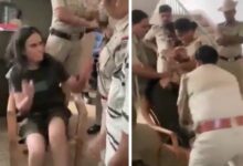 Drunk Foreign Woman Kicked Female Police Officer then Female Officers Teach Her a Lesson
